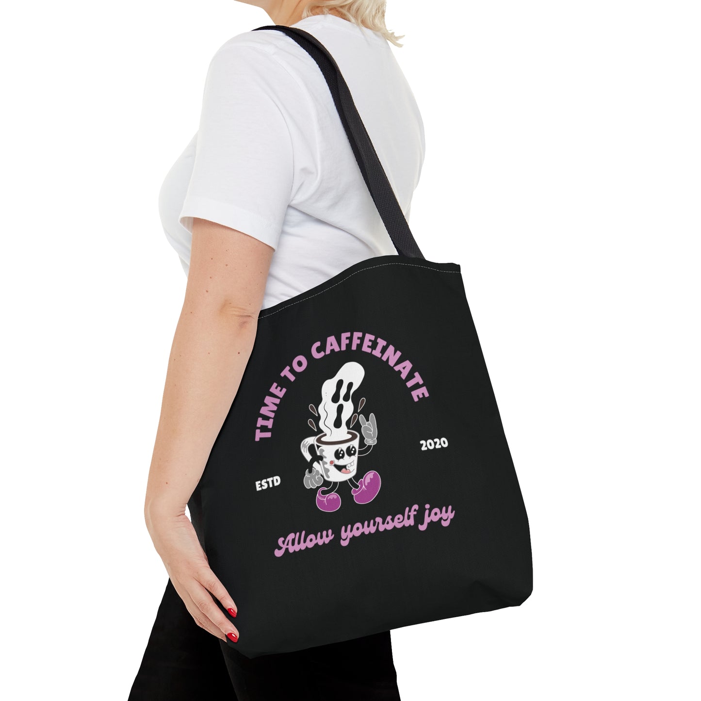 Time to caffeinate tote